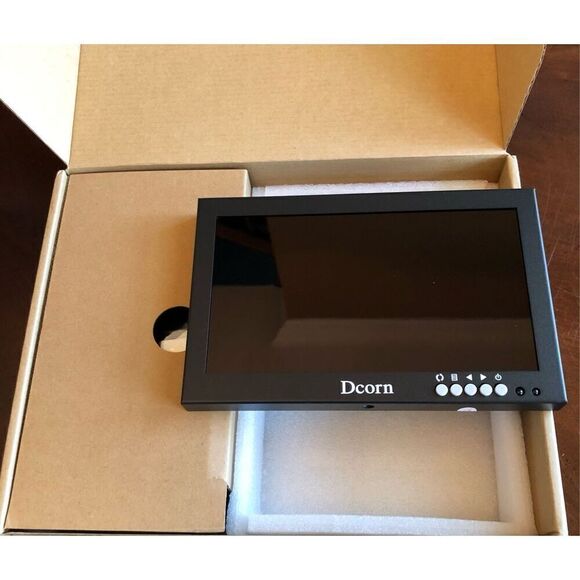 DCORN - 🎉HPX6 🎉 NWT - 8” HD82 Color Monitor- Metal Frame/1280 x 720/ Boxed - Picture 5 of 16